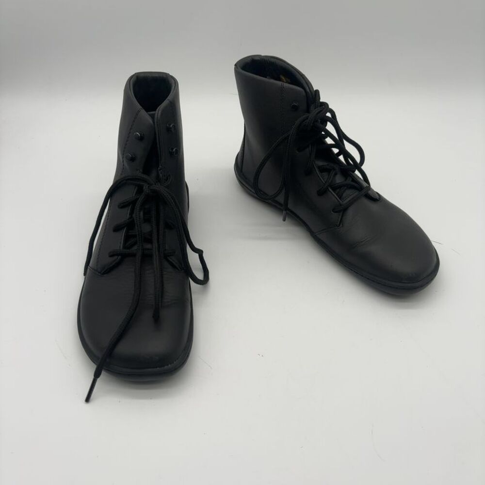 Vivo barefoot Vivo Barefoot Black Ankle Lace-Up Booties